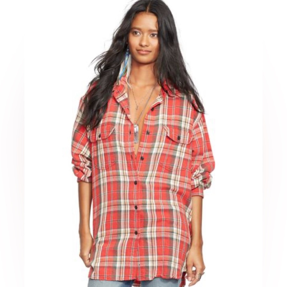 Ralph Lauren Boyfriend Flannel in size Large